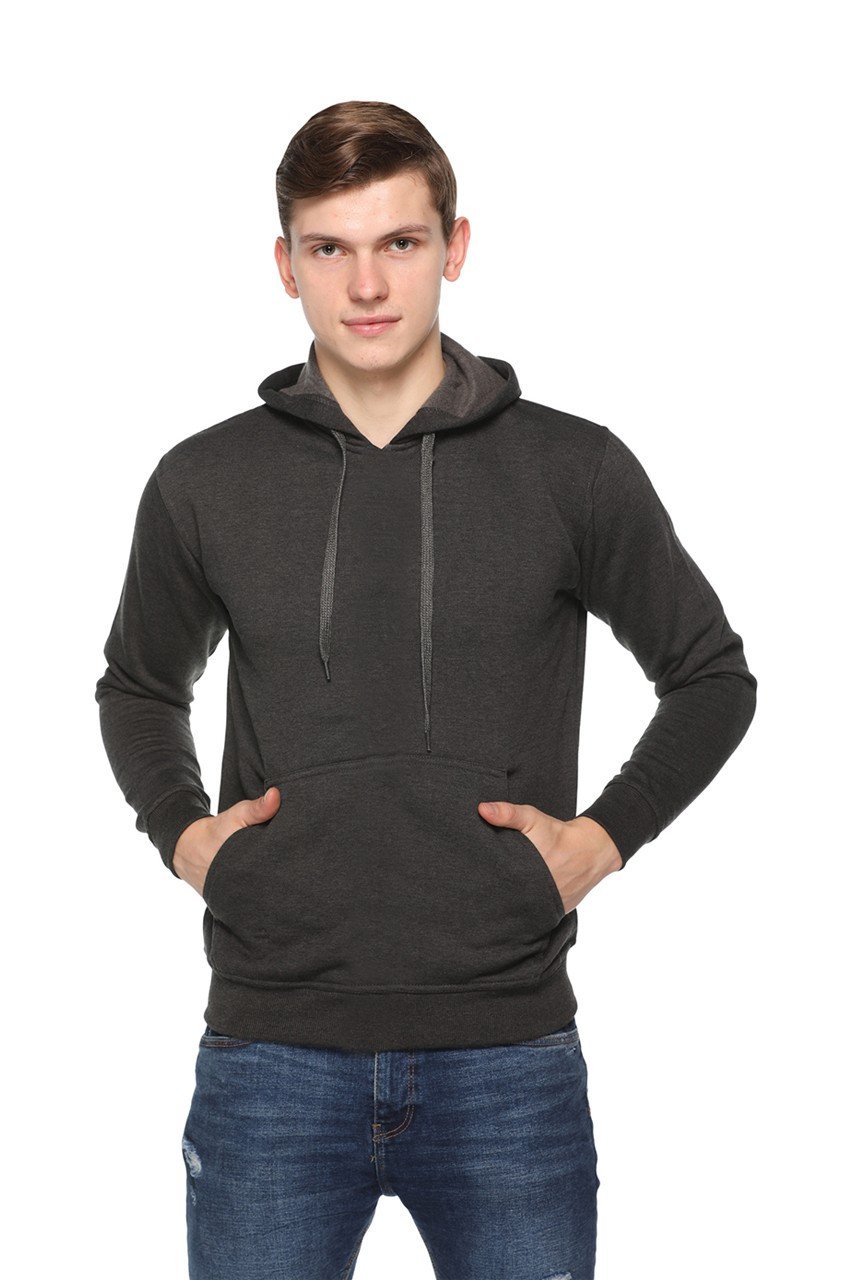 Pikmee Zero Degree Charcoal Melange Hoodie
