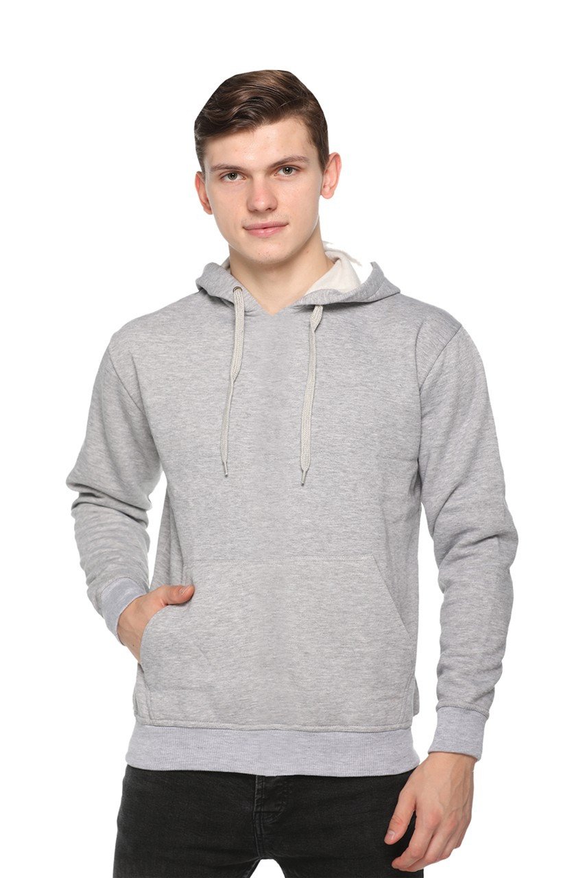 Pikmee Zero Degree Grey Melange Hoodie