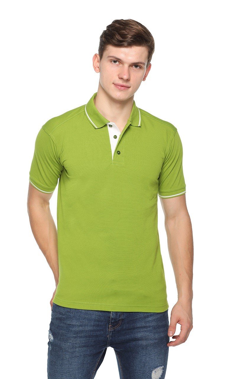 Pikmee Highline Single Tipped Apple green T-shirt