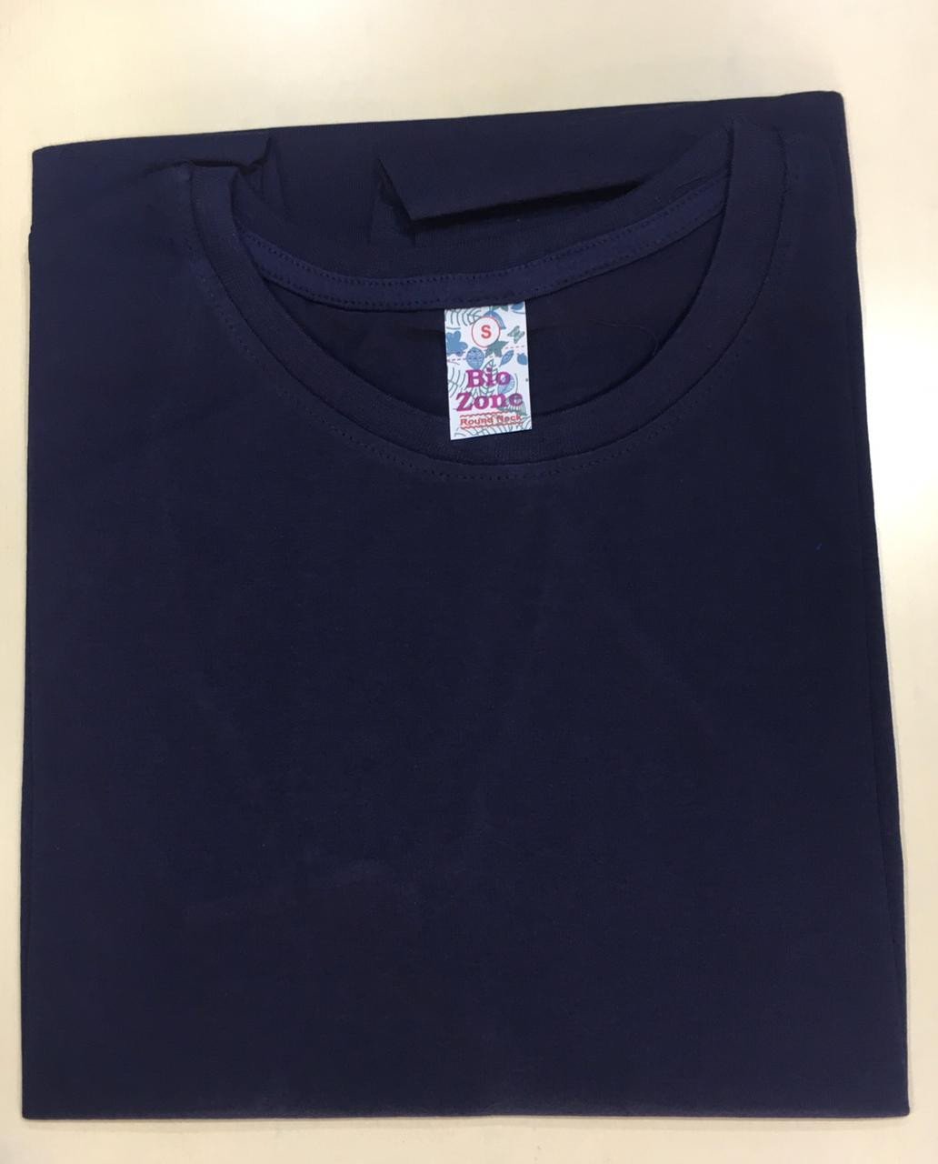 Bio Zone Round neck t shirt - Navy Blue