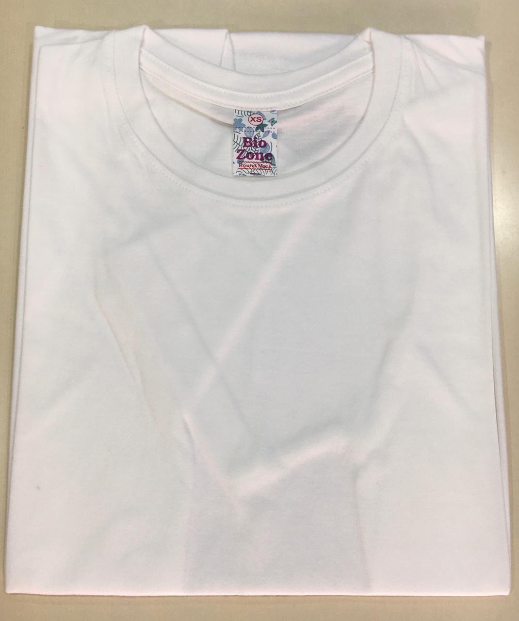 Bio Zone Round neck t shirt - White