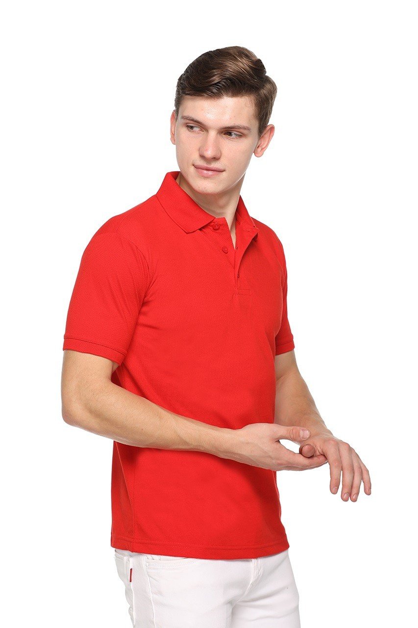 Titlis Red Polo t shirt