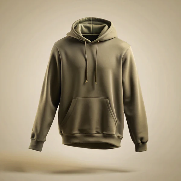 300 GSM Cotton Hoodie's Manufacturer - Olive Green