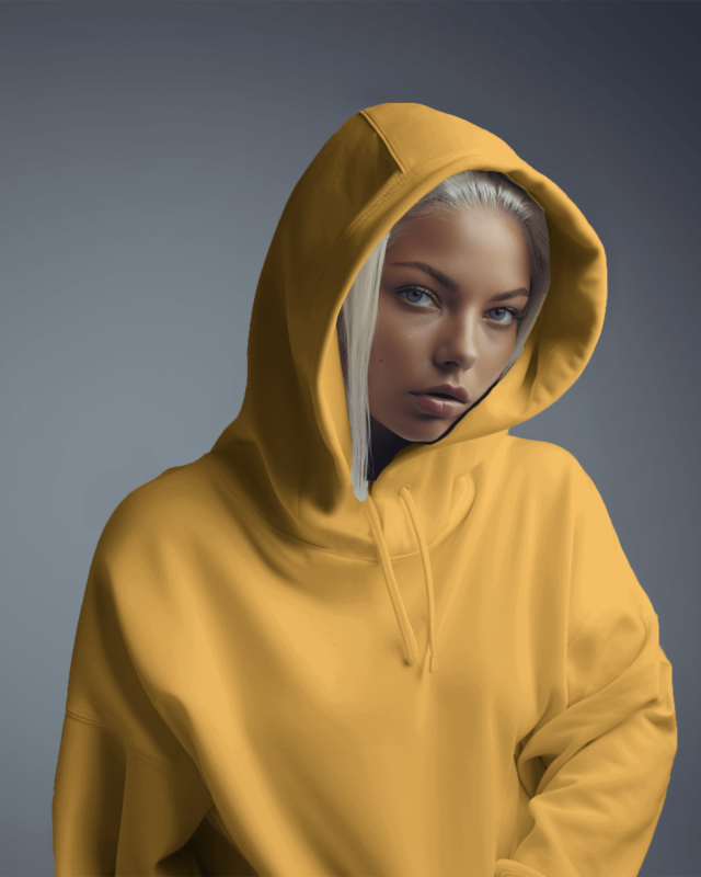 Women's Cotton Hoodie's Manufacturer - Yellow