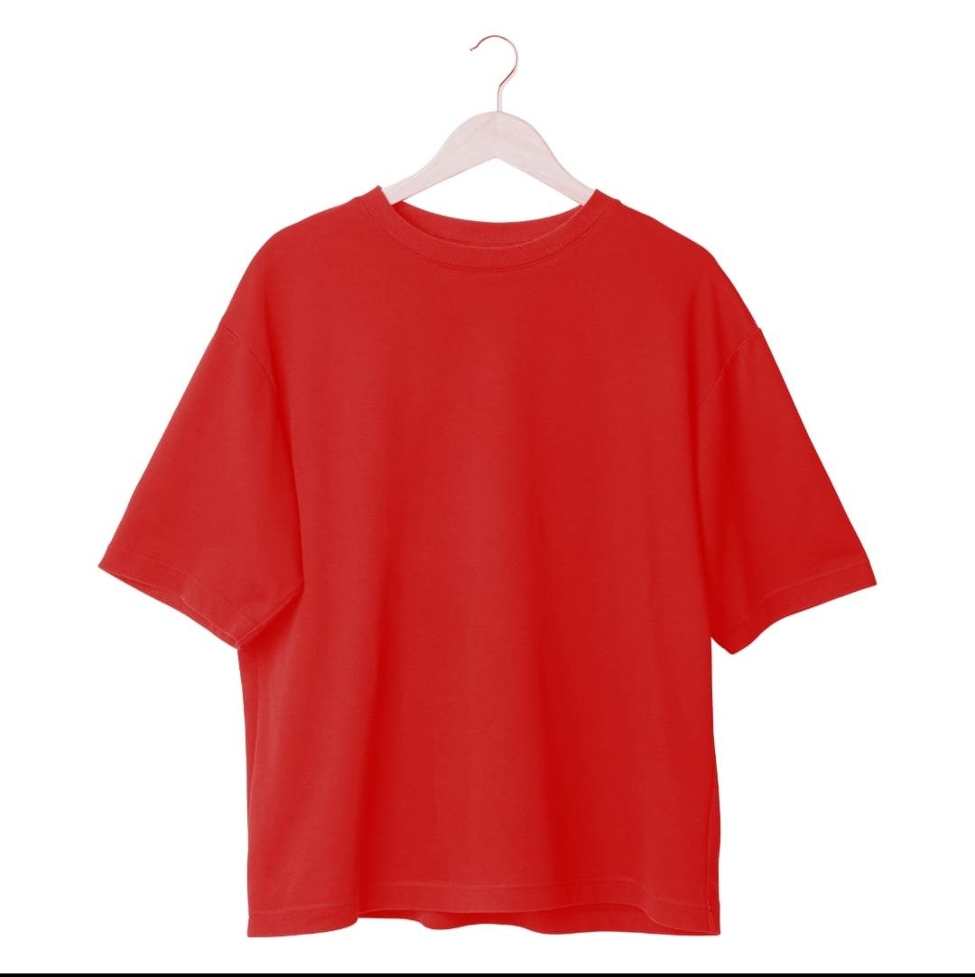 Oversize T Shirt - Red